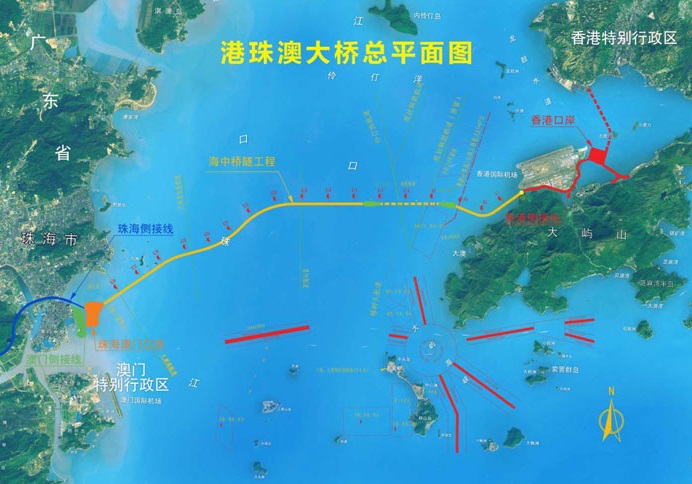 Map Hong Kong Macau Bridge - Share Map